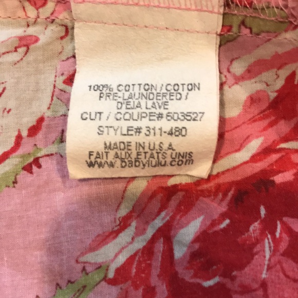 B. Lulu Floral Dress Made in the USA Size 5 - Picture 9 of 10